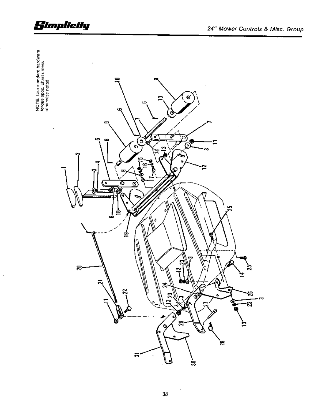 Simplicity 1965-1979, Rear Engine Riders manual 