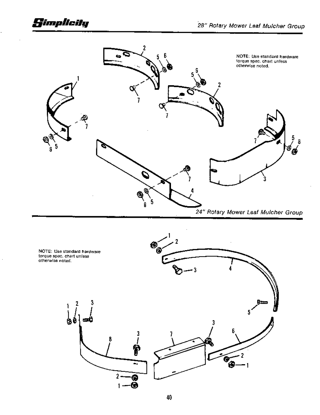 Simplicity 1965-1979, Rear Engine Riders manual 