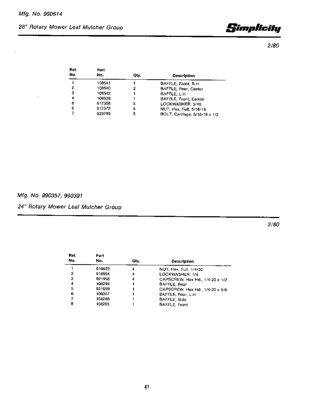 Simplicity Rear Engine Riders, 1965-1979 manual 