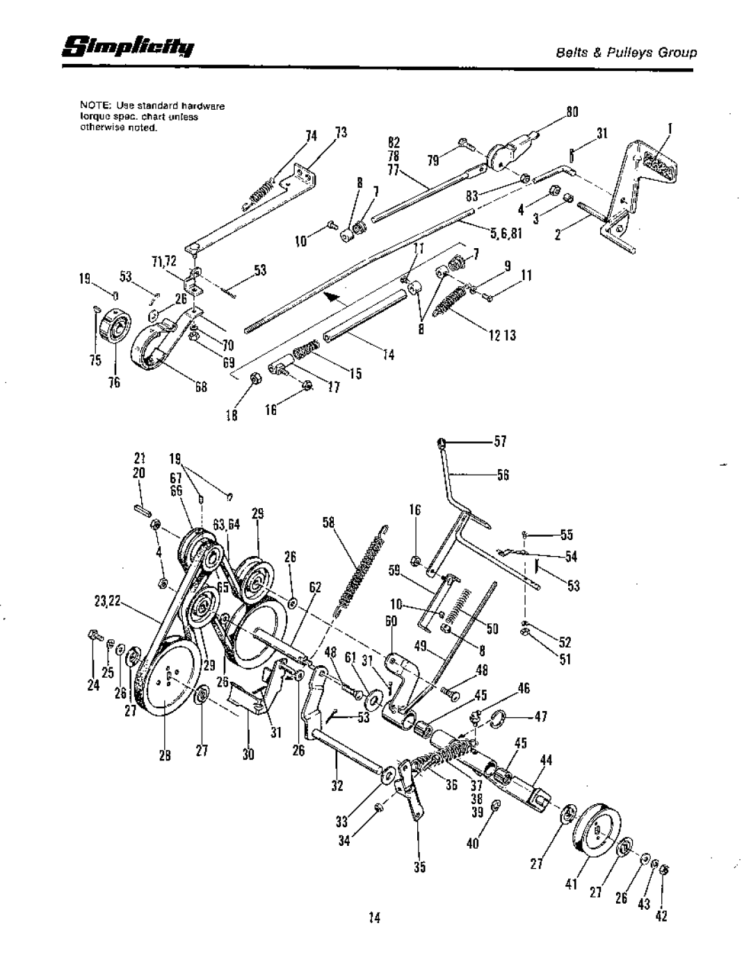 Simplicity 1965-1979, Rear Engine Riders manual 