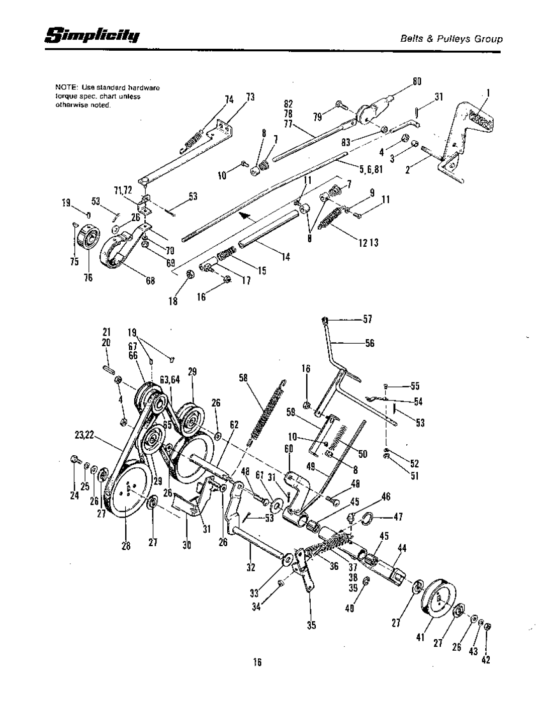 Simplicity 1965-1979, Rear Engine Riders manual 