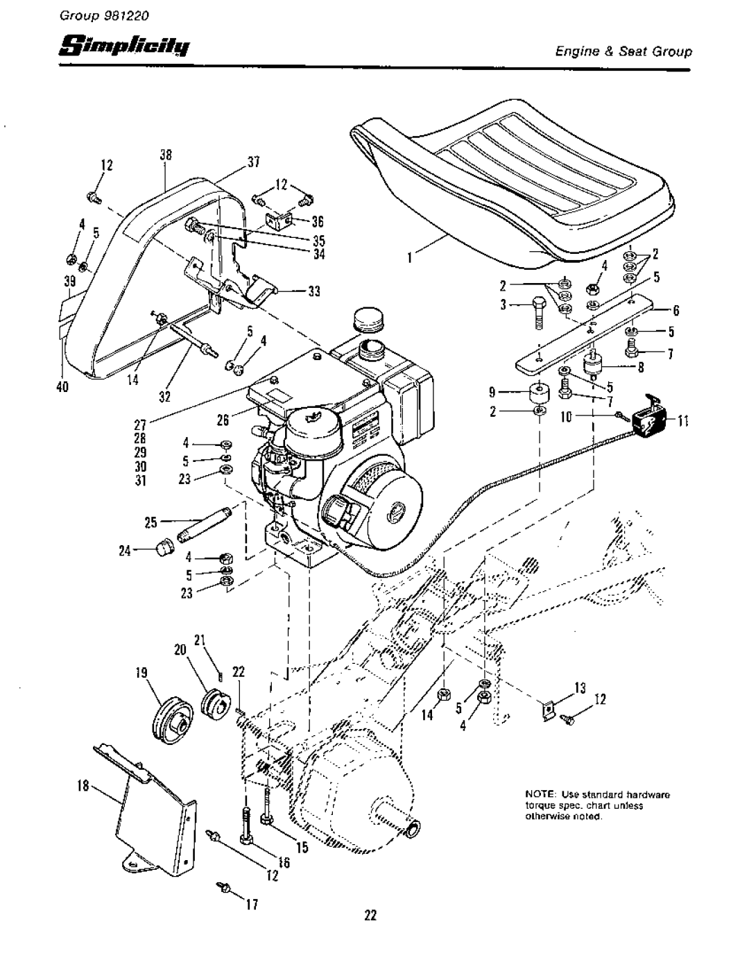 Simplicity 1965-1979, Rear Engine Riders manual 