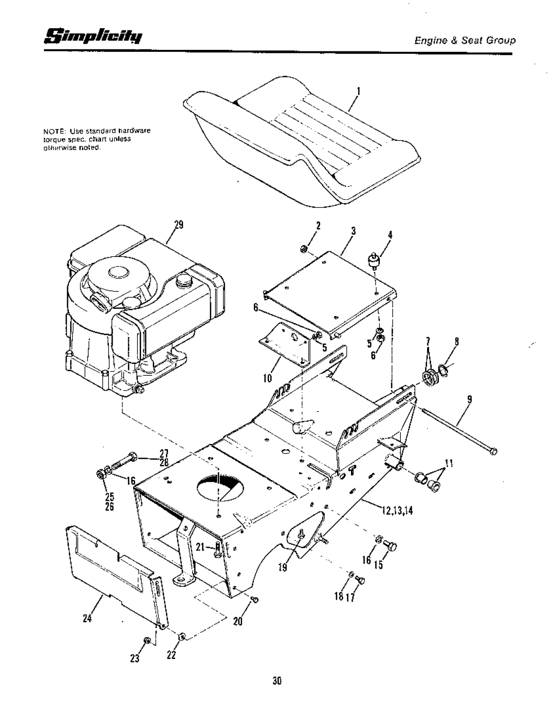 Simplicity 1965-1979, Rear Engine Riders manual 