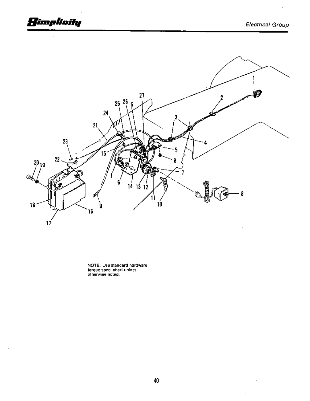 Simplicity 1965-1979, Rear Engine Riders manual 