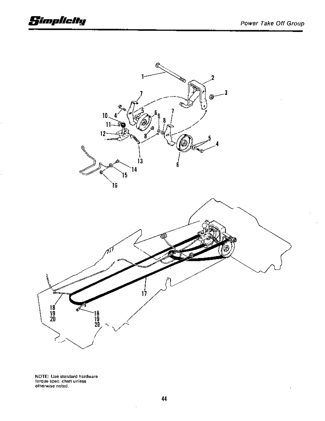 Simplicity 1965-1979, Rear Engine Riders manual 