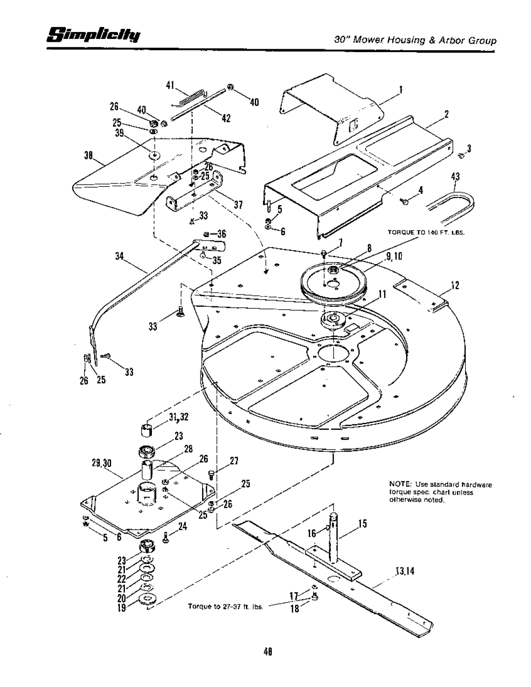 Simplicity 1965-1979, Rear Engine Riders manual 