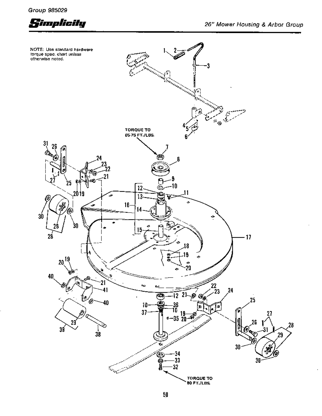 Simplicity 1965-1979, Rear Engine Riders manual 