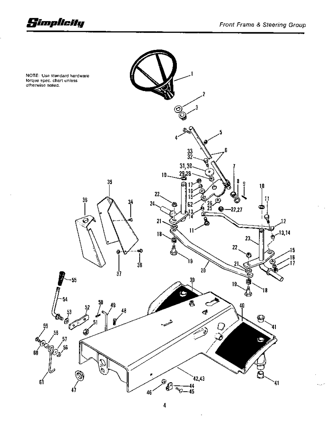 Simplicity 1965-1979, Rear Engine Riders manual 