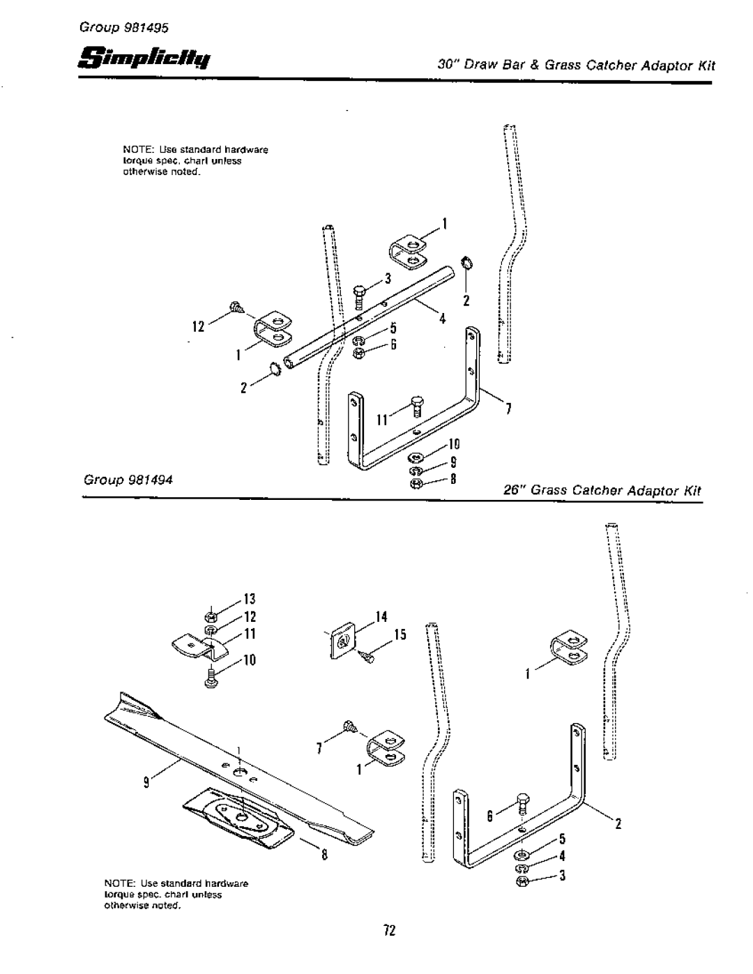 Simplicity 1965-1979, Rear Engine Riders manual 