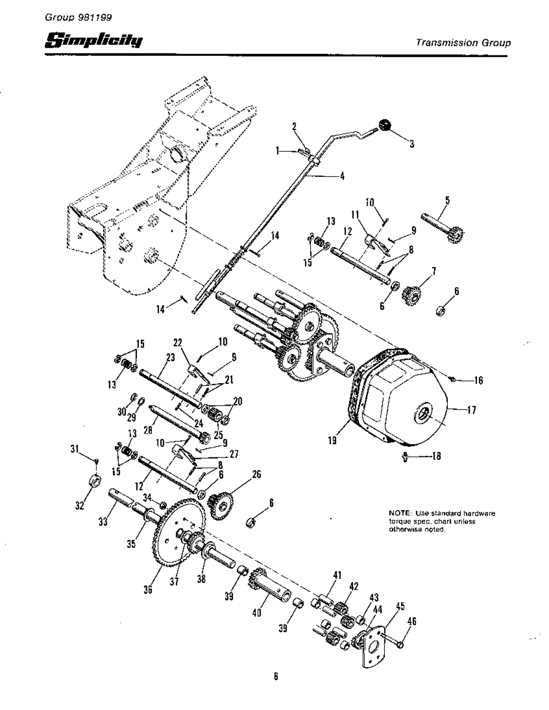 Simplicity 1965-1979, Rear Engine Riders manual 