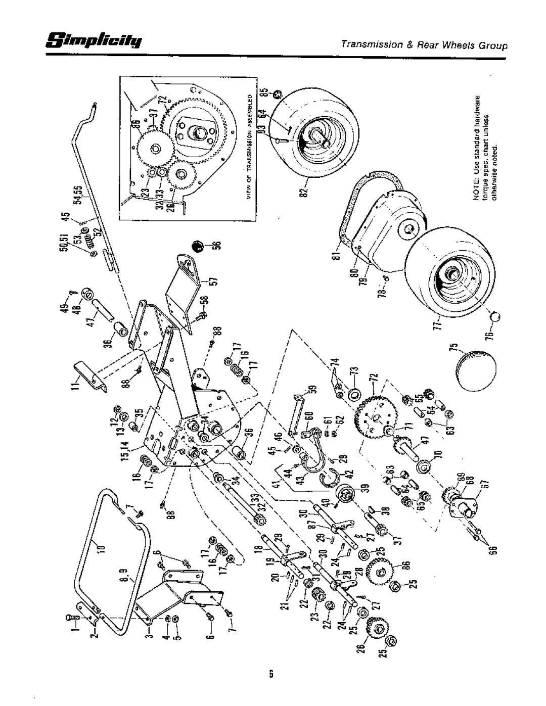 Simplicity 1965-1979, Rear Engine Riders manual 