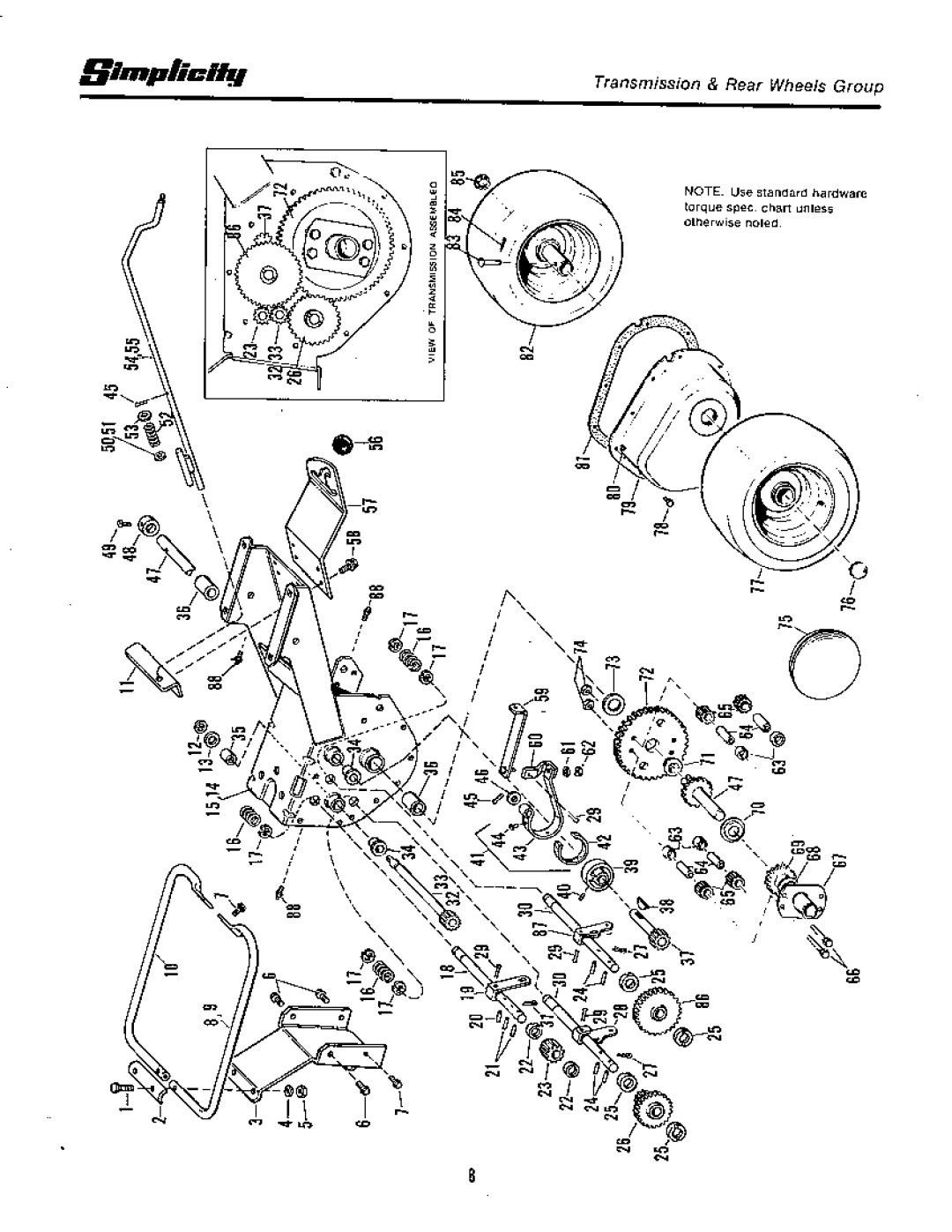 Simplicity 1965-1979, Rear Engine Riders manual 