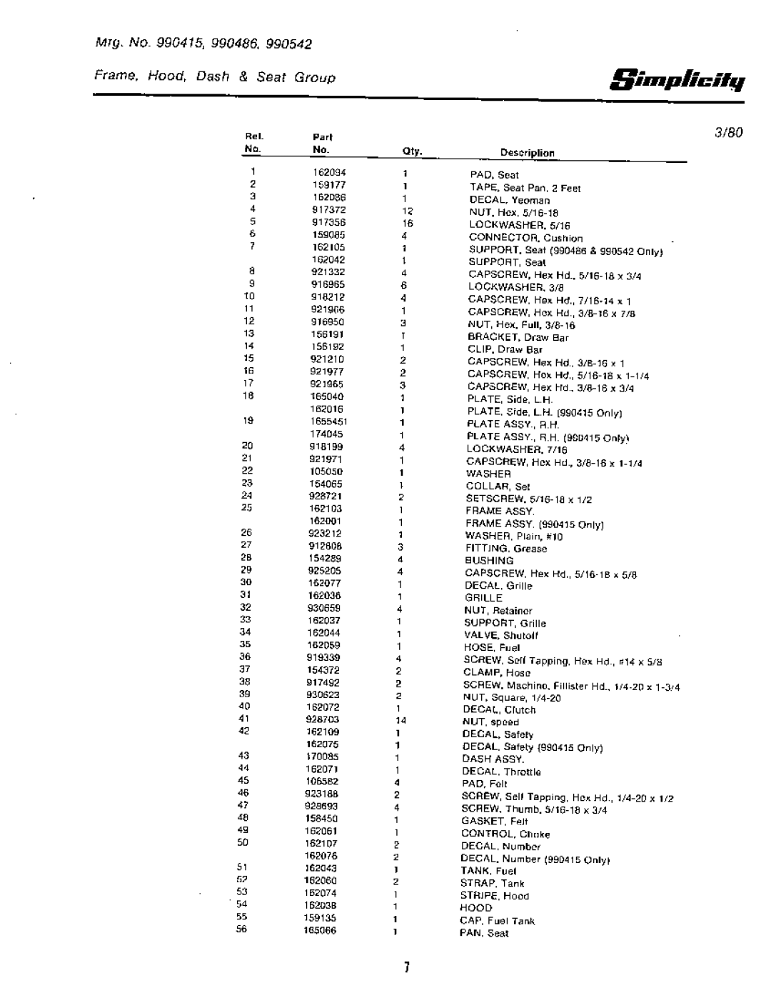 Simplicity 1968-1973 manual 