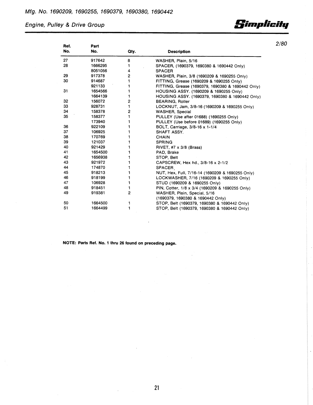 Simplicity 1973, 1974, 1975, 1977, 1970, 1976, 1979, 1978, 1971, 1967, 1972, 1968, 1969 manual 