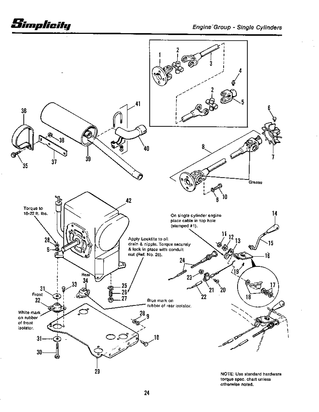 Simplicity 20 GTH Series, 18 GTH Series manual 