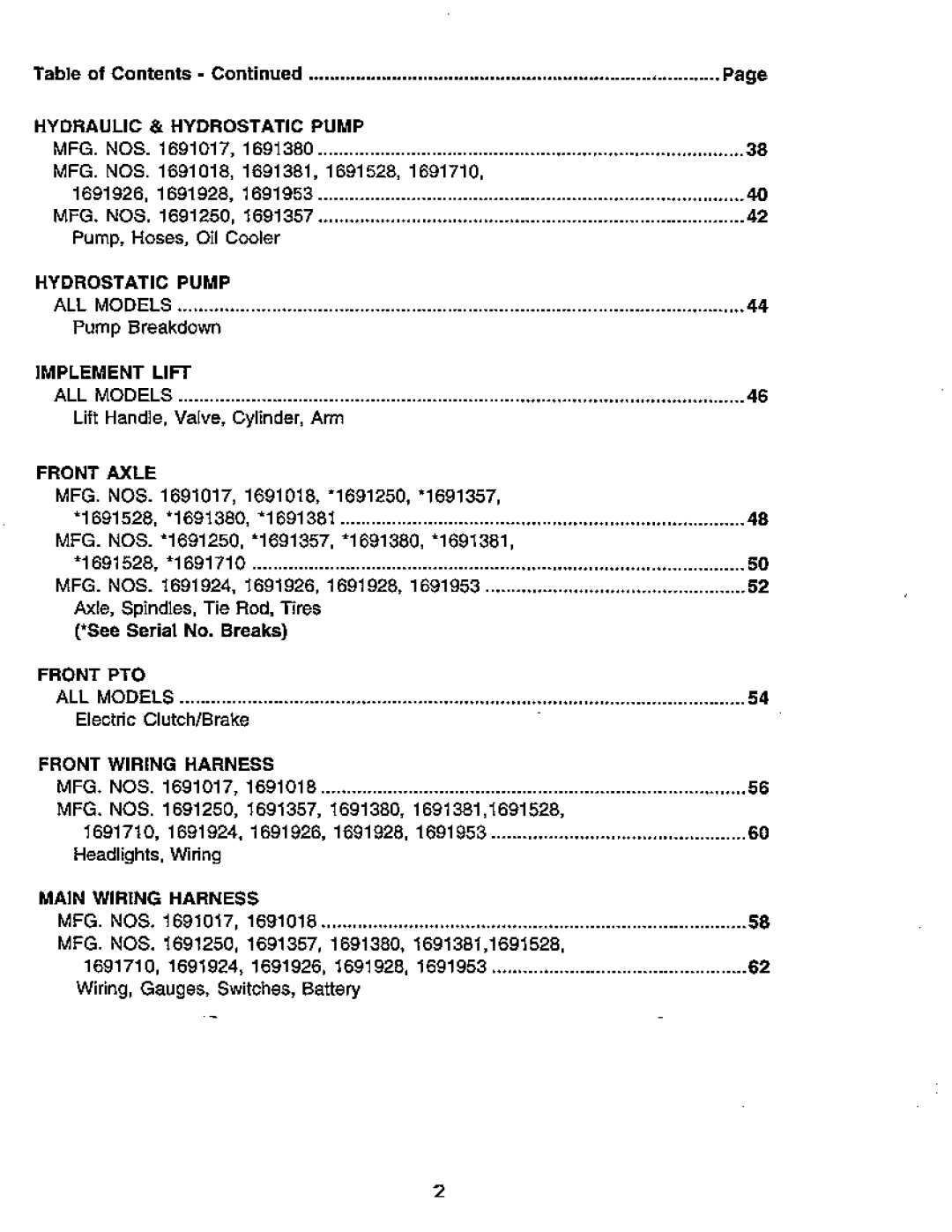 Simplicity 20 GTH Series, 18 GTH Series manual 