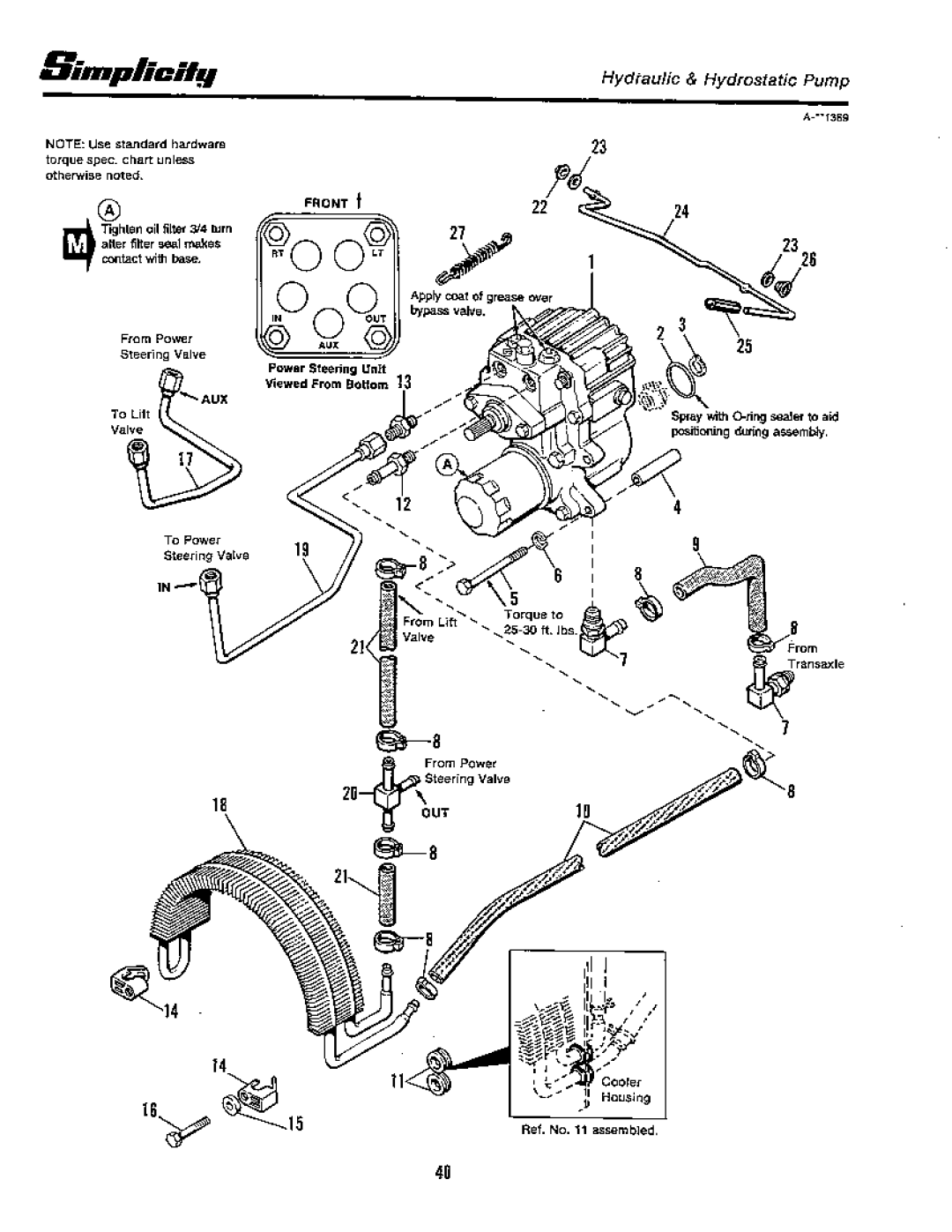 Simplicity 20 GTH Series, 18 GTH Series manual 