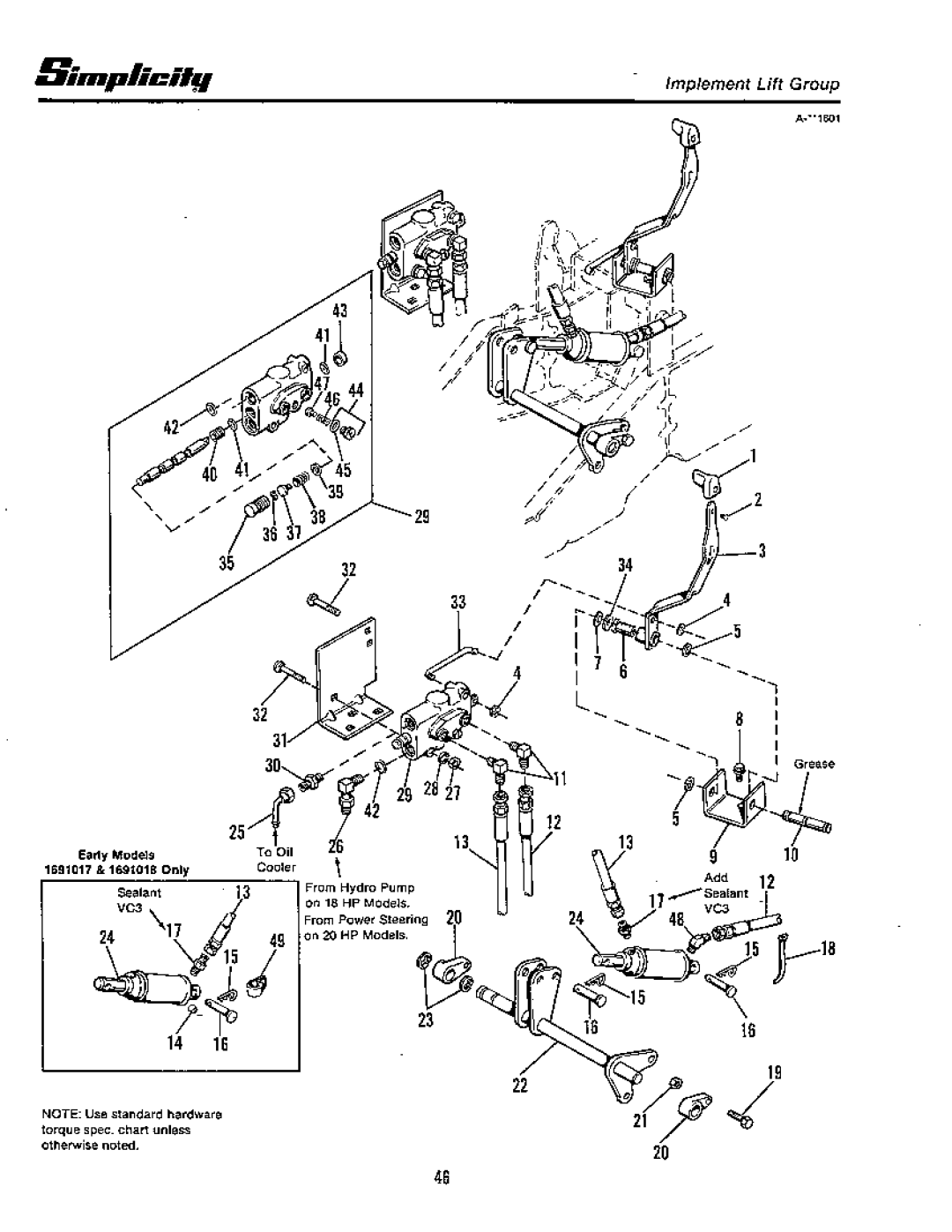 Simplicity 20 GTH Series, 18 GTH Series manual 