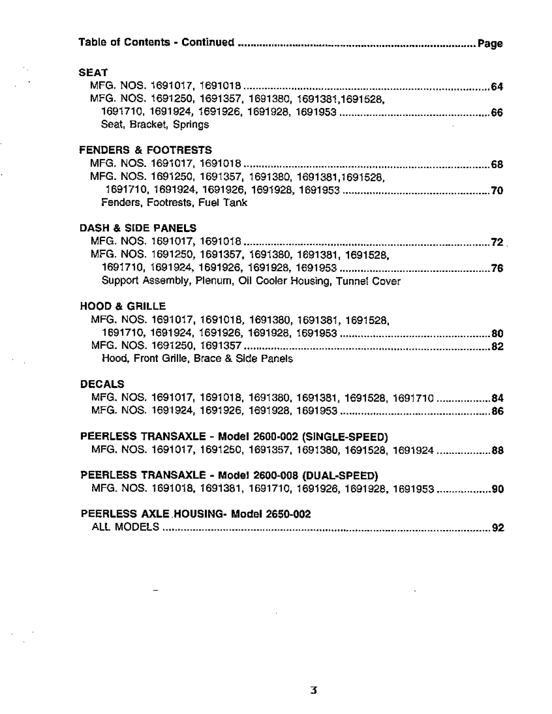 Simplicity 18 GTH Series, 20 GTH Series manual 