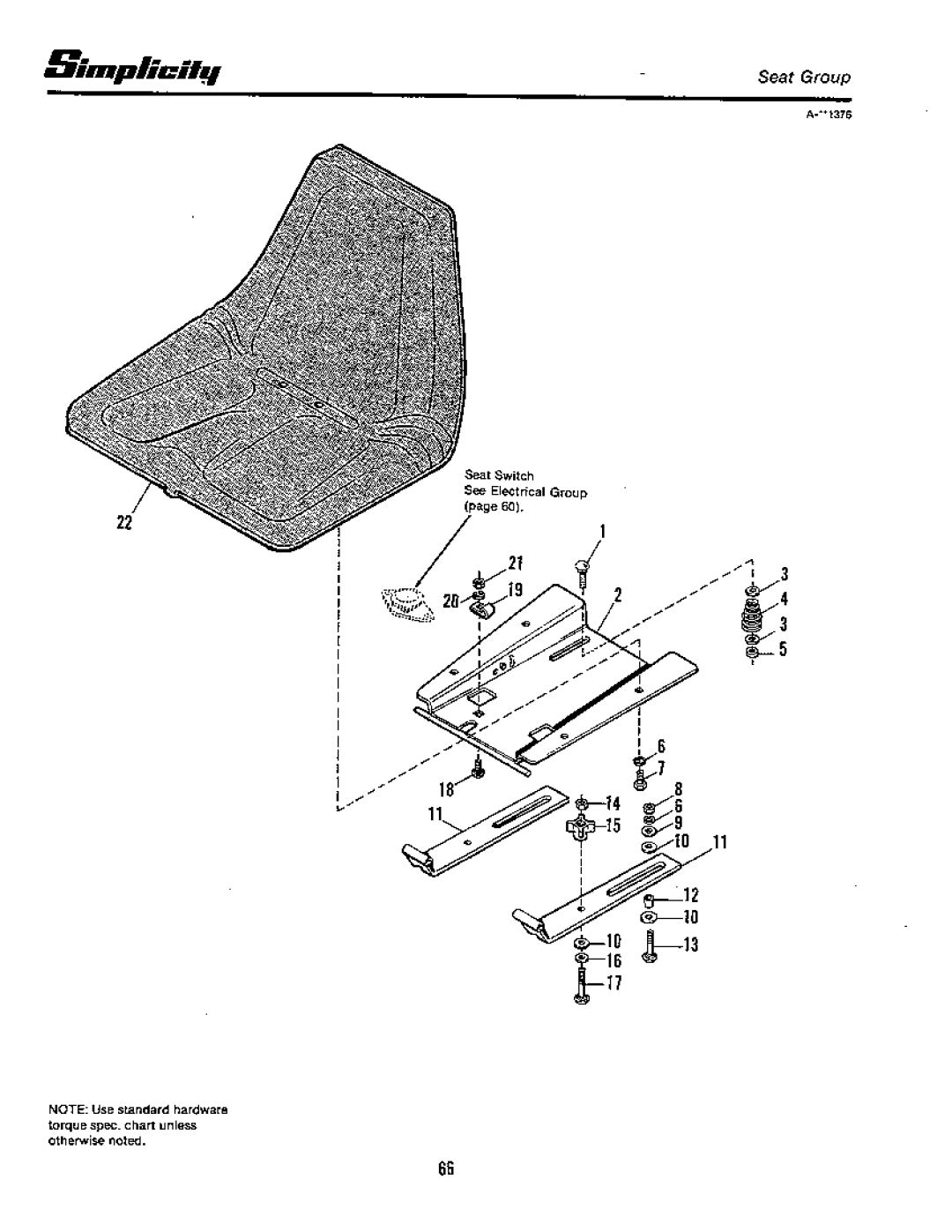 Simplicity 20 GTH Series, 18 GTH Series manual 