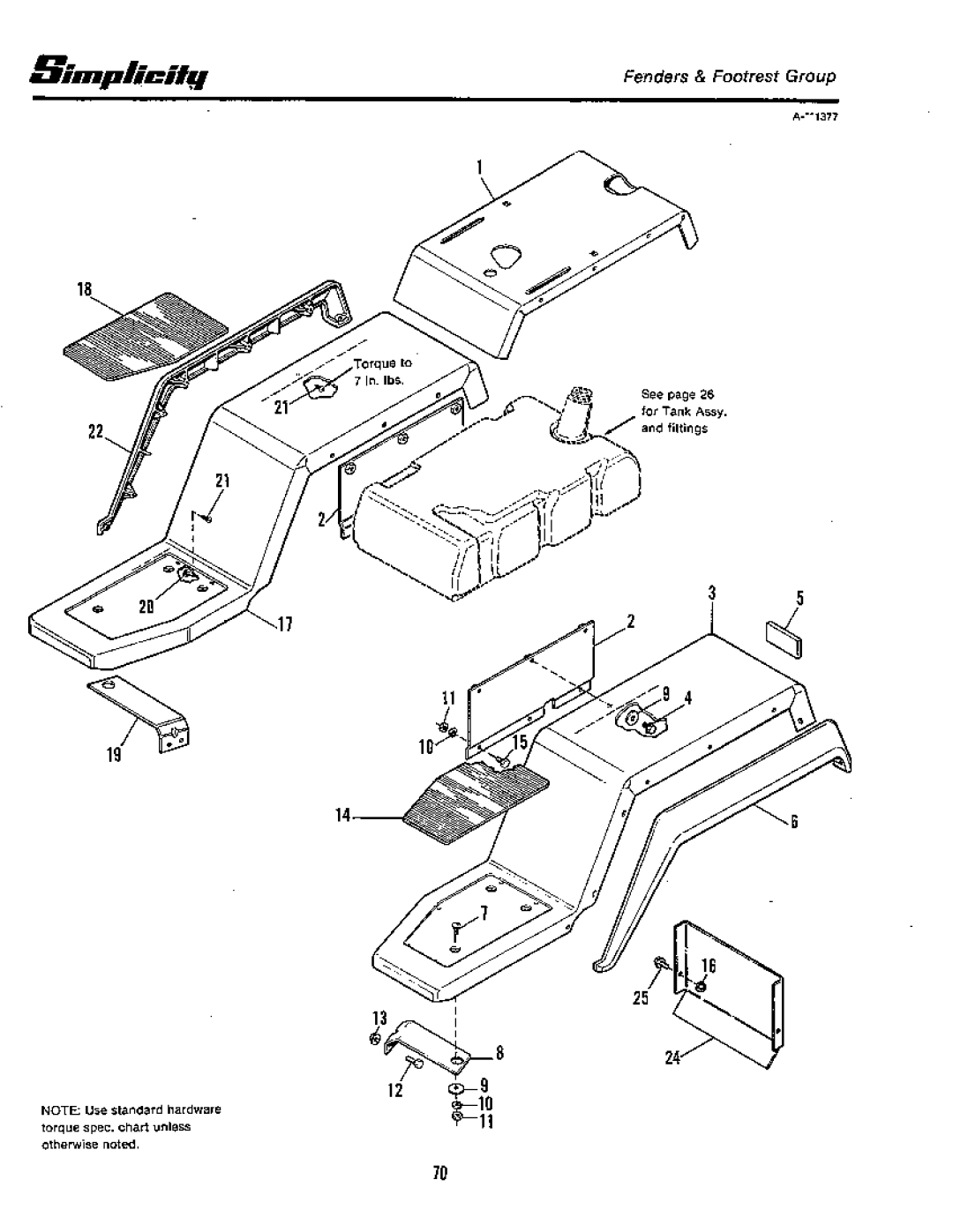 Simplicity 20 GTH Series, 18 GTH Series manual 