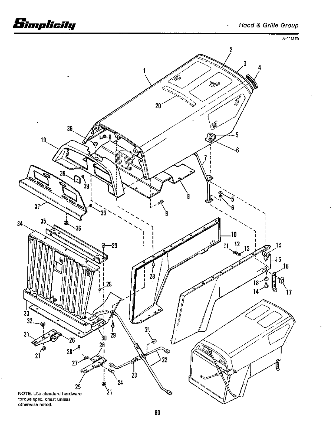 Simplicity 20 GTH Series, 18 GTH Series manual 