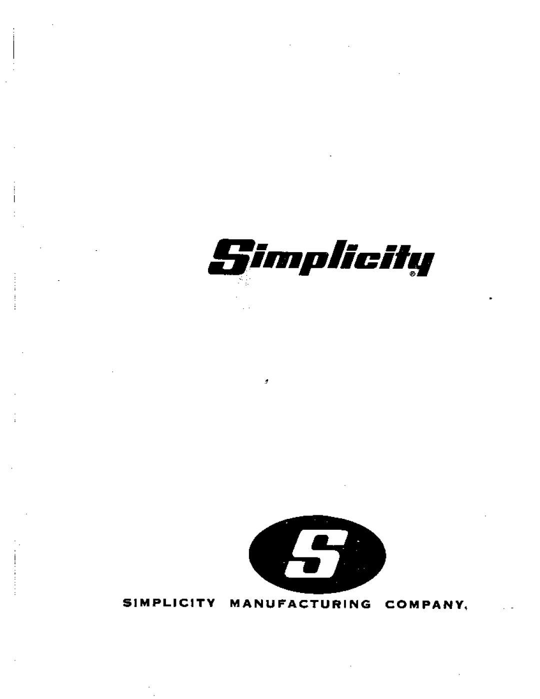 Simplicity 221 manual 