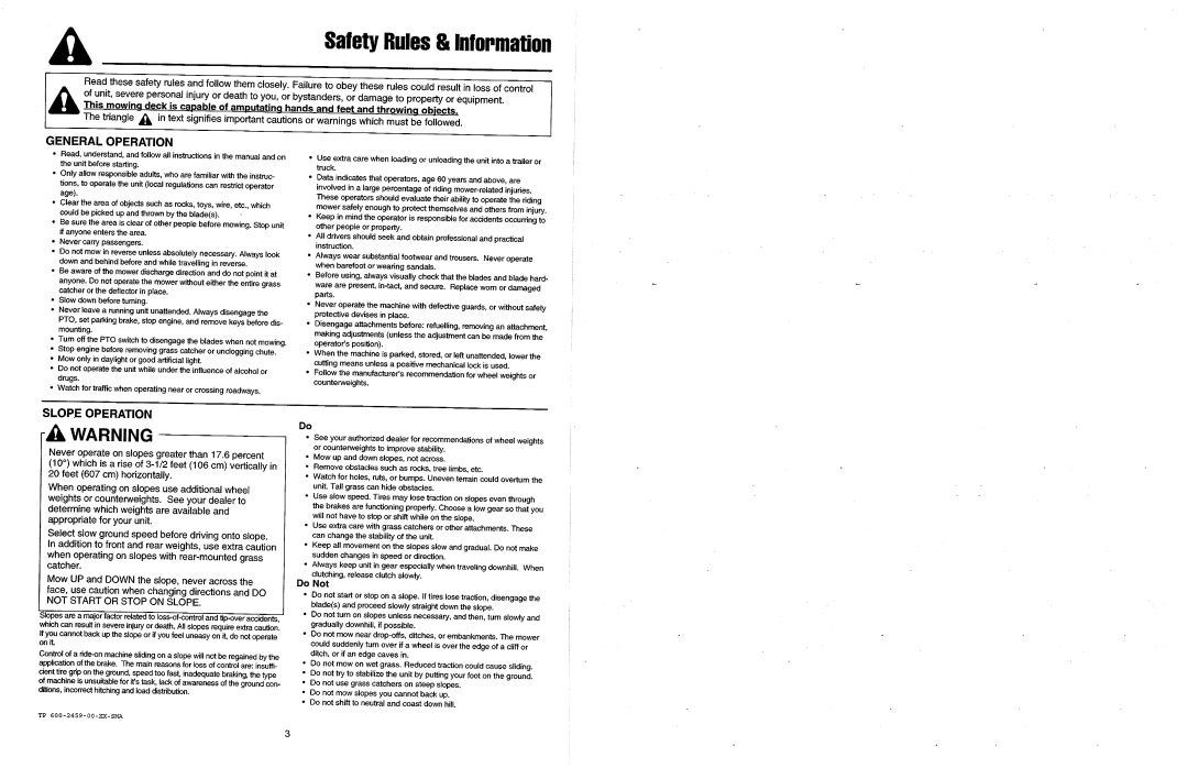 Simplicity 2700 Series manual 