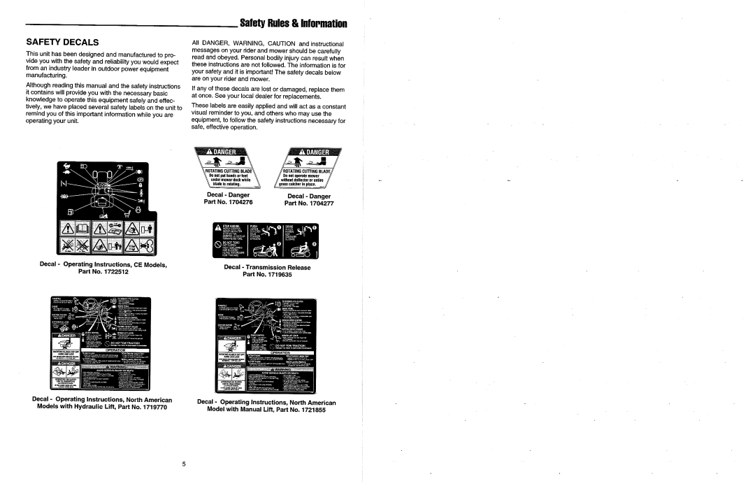 Simplicity 2700 Series manual 