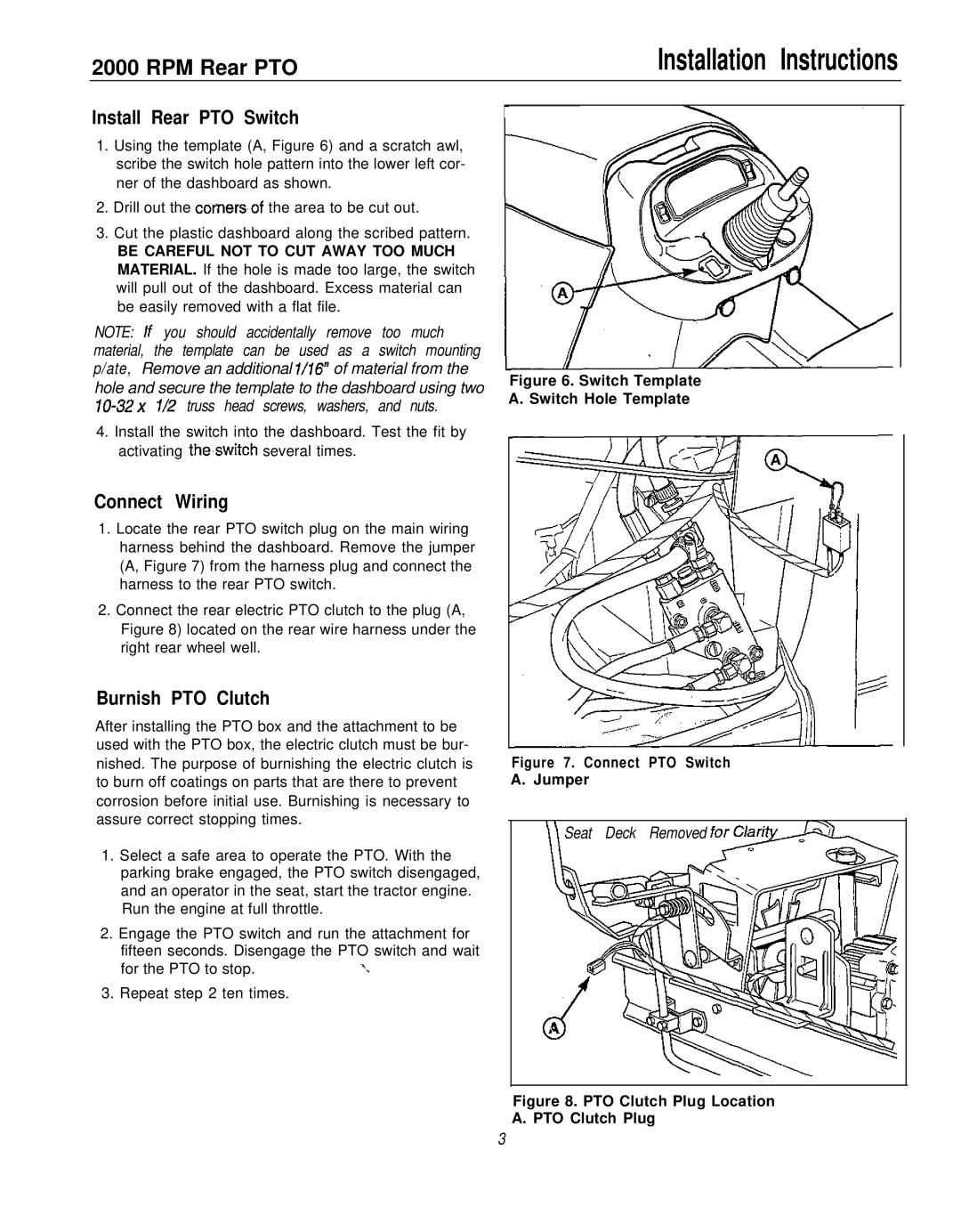 Simplicity 2000 Series, 2900 Series installation instructions Installation Instructions 