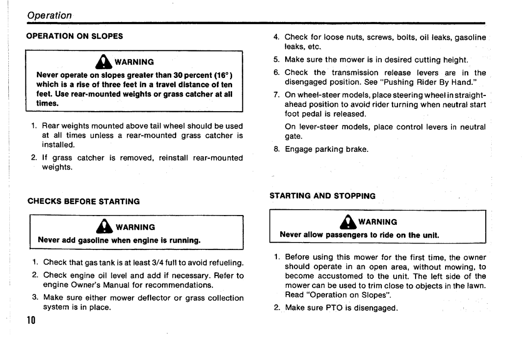 Simplicity CFC & 3000 Series manual 