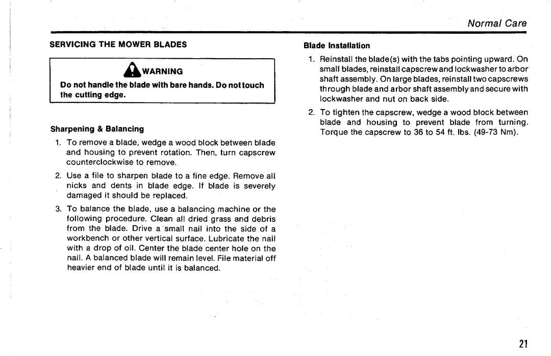 Simplicity CFC & 3000 Series manual 