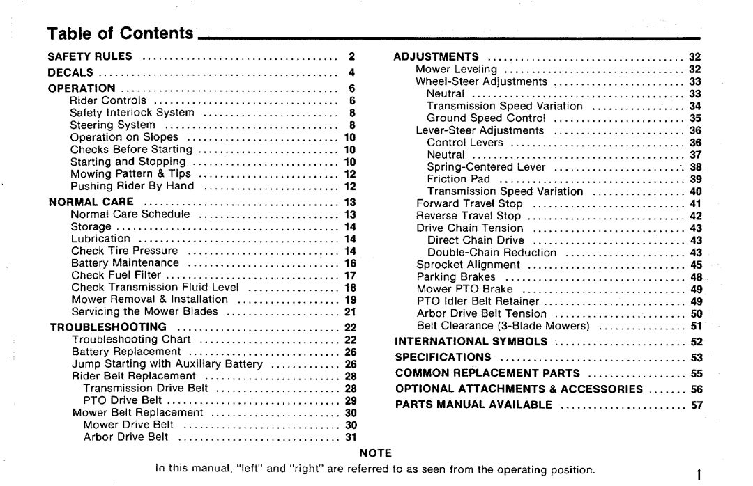 Simplicity CFC & 3000 Series manual 