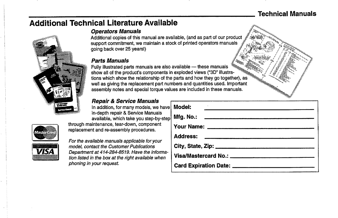 Simplicity CFC & 3000 Series manual 