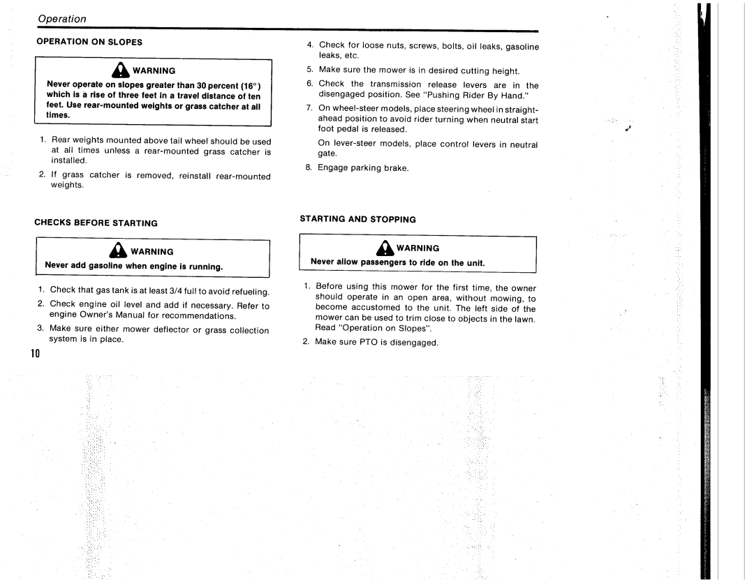 Simplicity 3000 Series manual 