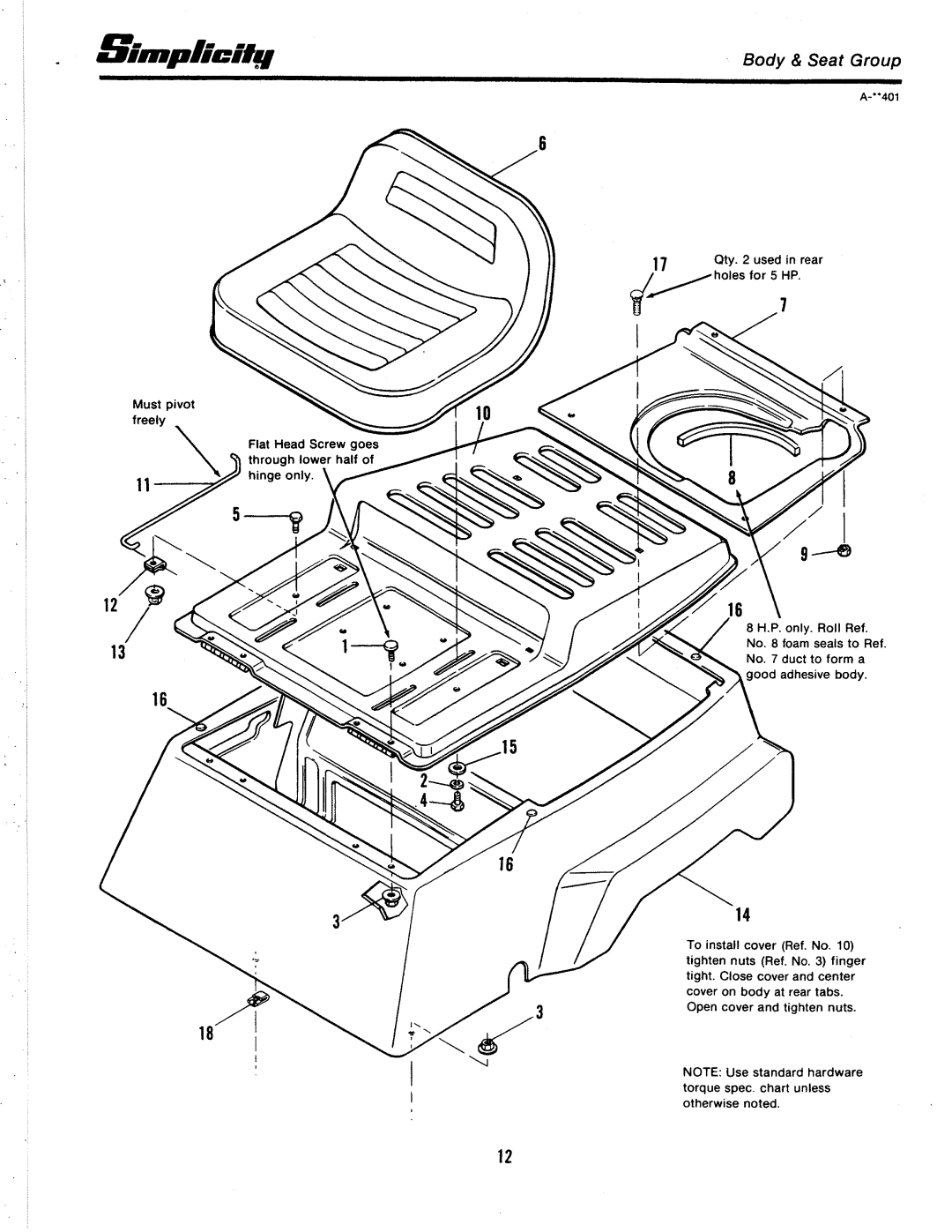 Simplicity 3100 Series manual 