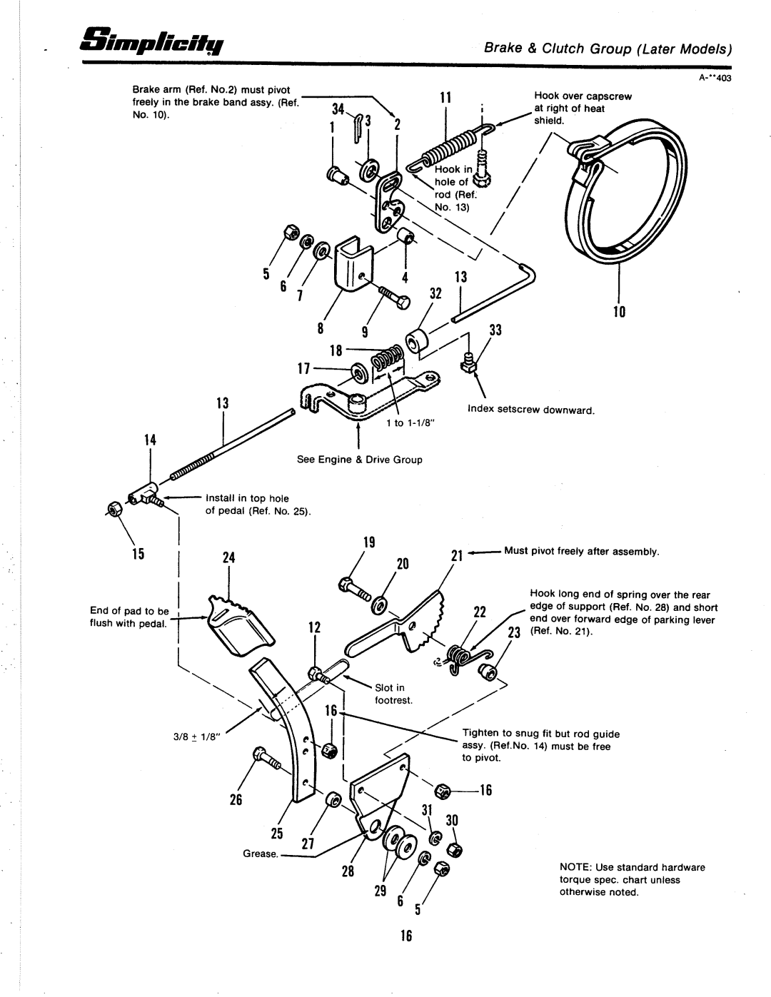 Simplicity 3100 Series manual 