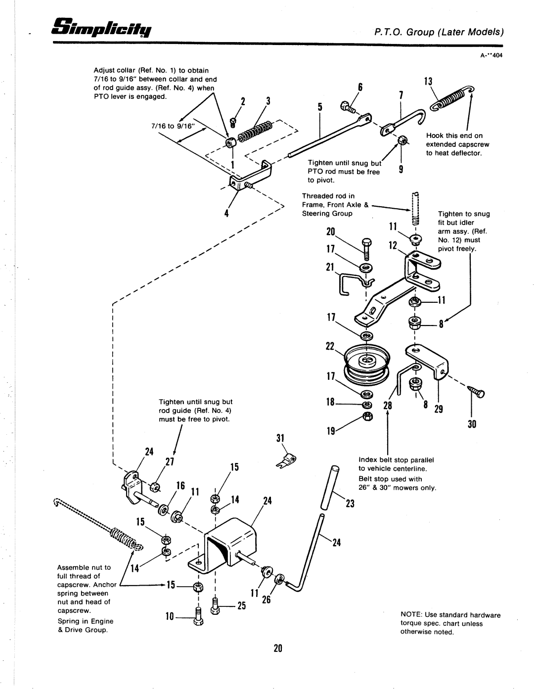 Simplicity 3100 Series manual 