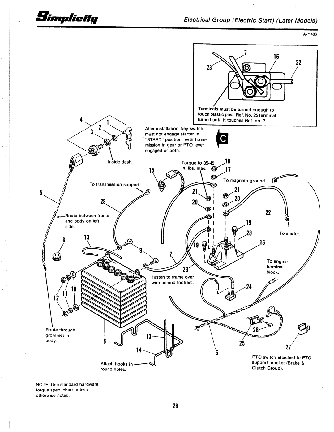 Simplicity 3100 Series manual 