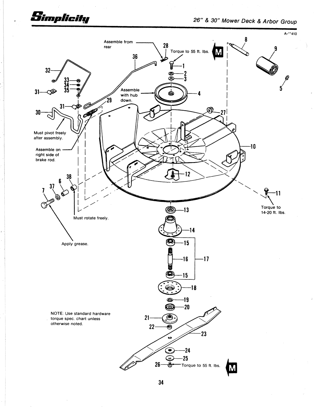 Simplicity 3100 Series manual 