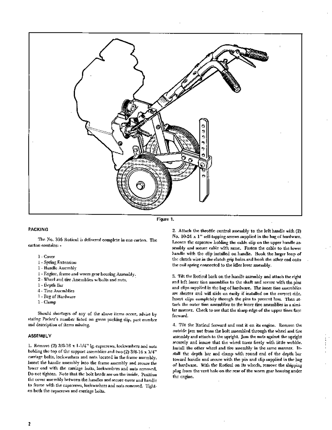 Simplicity 336 manual 