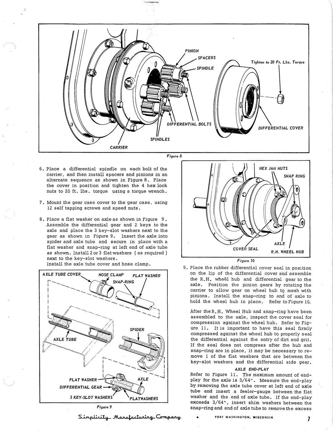 Simplicity 400 manual 