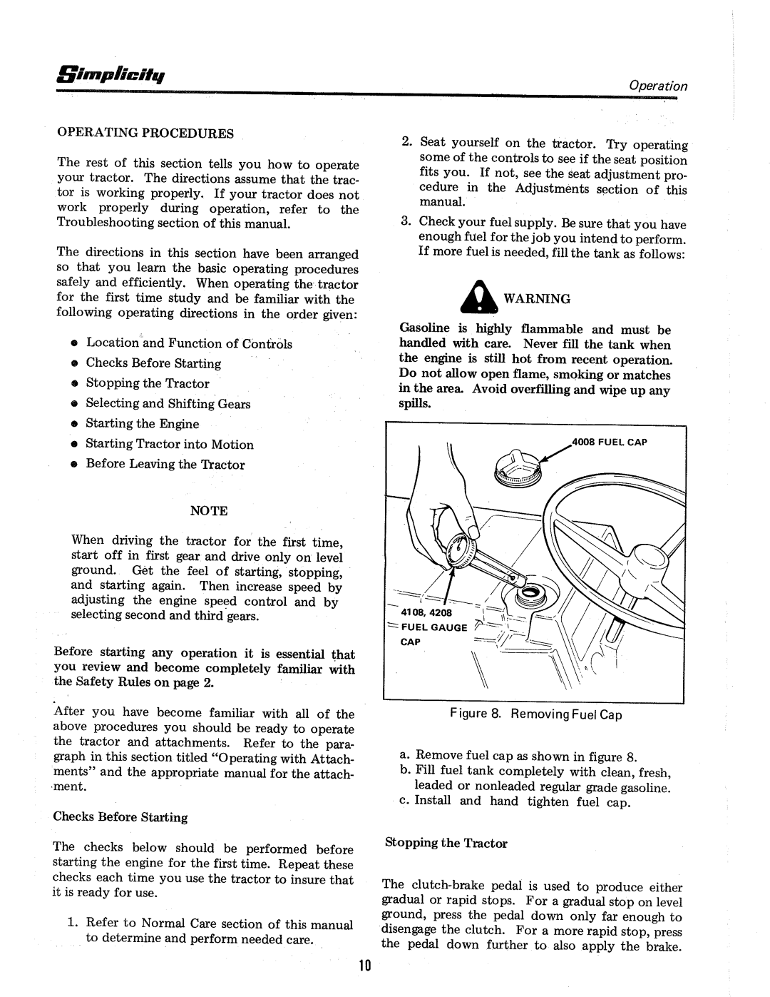 Simplicity 4008 manual 