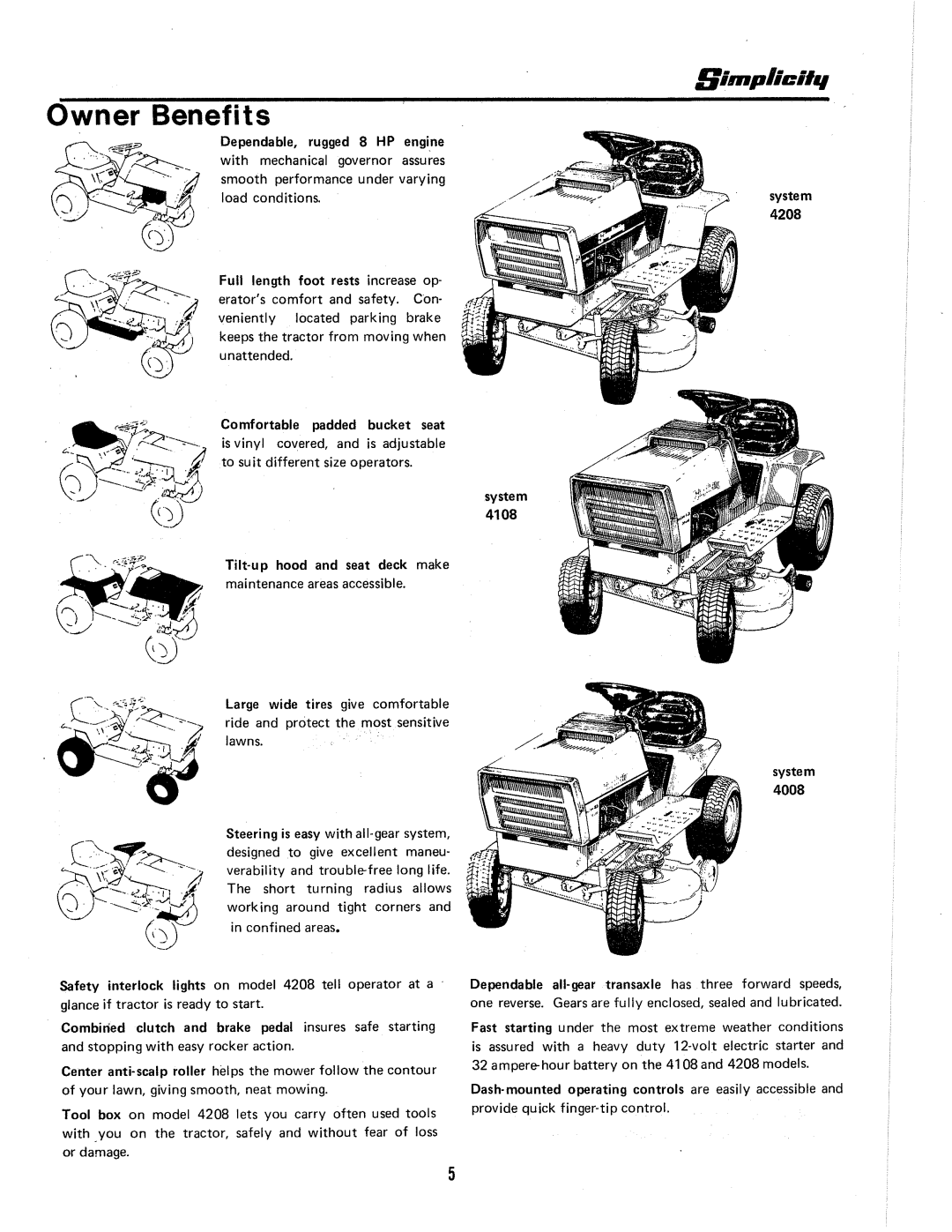 Simplicity 4008 manual 