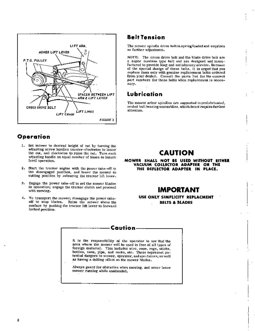 Simplicity 414 manual 