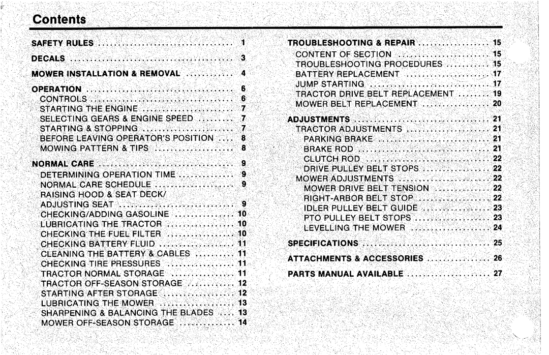 Simplicity 4200 Series manual 