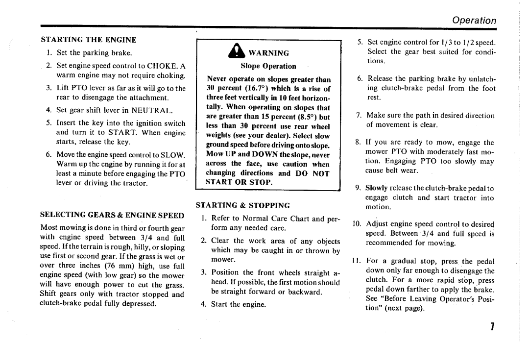 Simplicity 4200 Series manual 