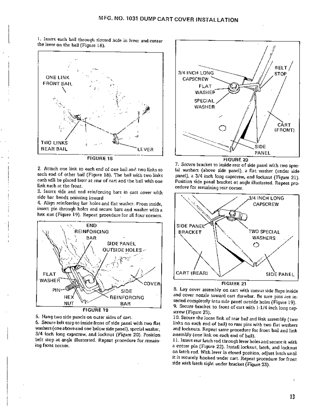 Simplicity 909, 447, 889, 890, 1031 manual 