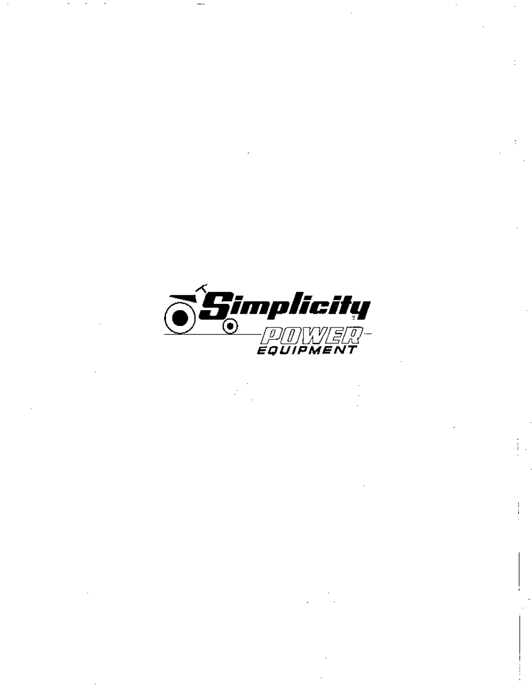 Simplicity 477 manual 