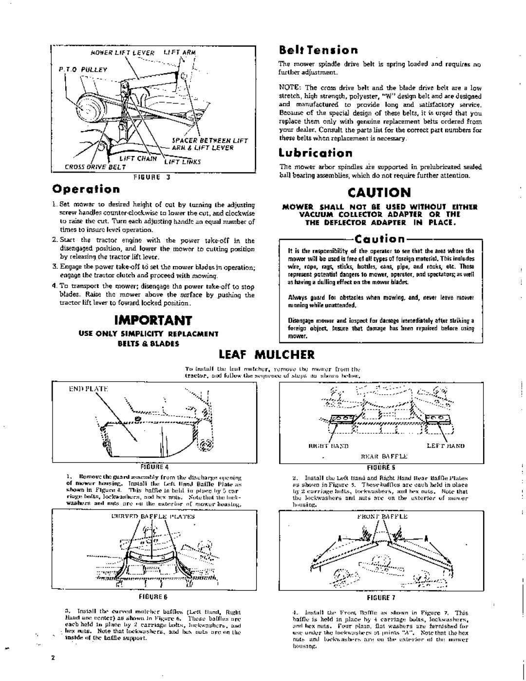 Simplicity 502 manual 